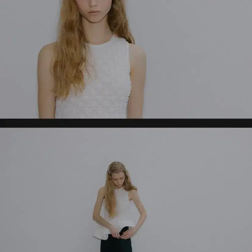 [BUNJANG] Atelier Edition Sleeveless Top Size 1 / 아뜰리에 에디션 슬리브리스 탑 1 사이즈