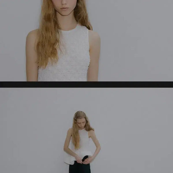 [BUNJANG] Atelier Edition Sleeveless Top Size 1 / 아뜰리에 에디션 슬리브리스 탑 1 사이즈