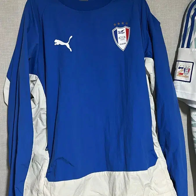 [BUNJANG] Suwon Samsung Bluewings Rebuild Woven Jacket M / 수원삼성 리빌리 우븐 M