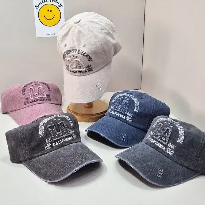 [BUNJANG] Vintage LA California Washed Ball Cap / 빈티지 LA 캘리포니아 워싱 볼캡 모자 남여공용 커플