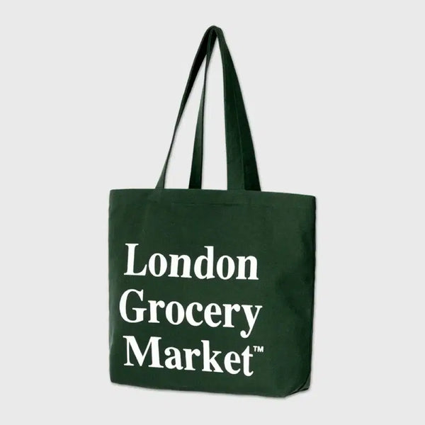 [BUNJANG] London Grocery Market Eco Bag Green / 런던 그로서리 마켓 에코백 그린