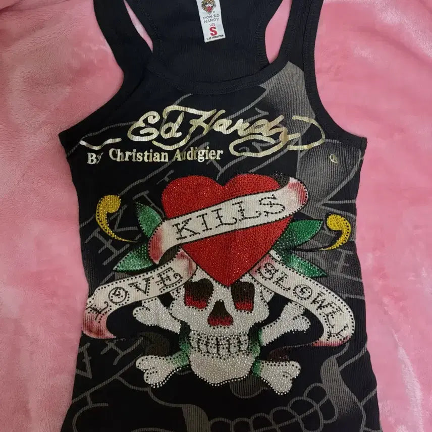 [BUNJANG] Ed Hardy Punk Tank Top / Ed hardy 에드하디 펑크나시