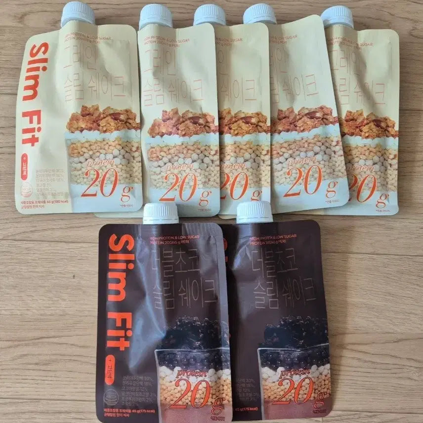 [BUNJANG] Slimfit Protein Shake Bundle (7 Pack) / 새상품>슬림핏 단백질 쉐이크 7개