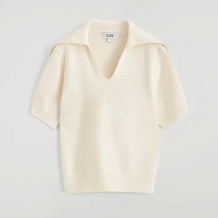 [BUNJANG] COS Sailor Collar Knitted Top Off White XS / Cos 세일러 칼라 니티드 탑 오프 화이트xs