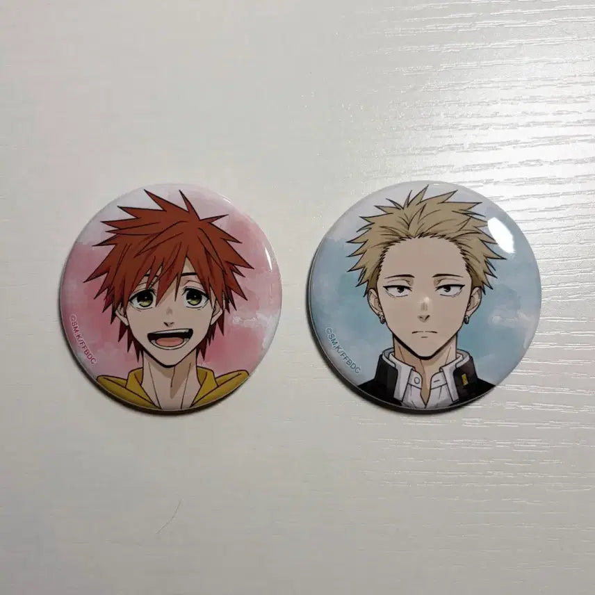 [BUNJANG] Kaorunohana wa Runraku ni Saku Usami Shohei & Tsumugi Rintaro Can Badge Set / [ 향기로운 꽃은 늠름하게 핀다 ] 우사미 쇼헤이 츠무기 린타로 캔뱃지