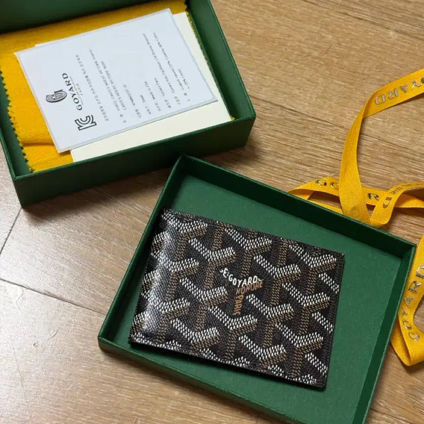 [BUNJANG] Goyard Victoire Card Holder Black / 고야드 인서트 빅투아르 카드 홀더 블랙