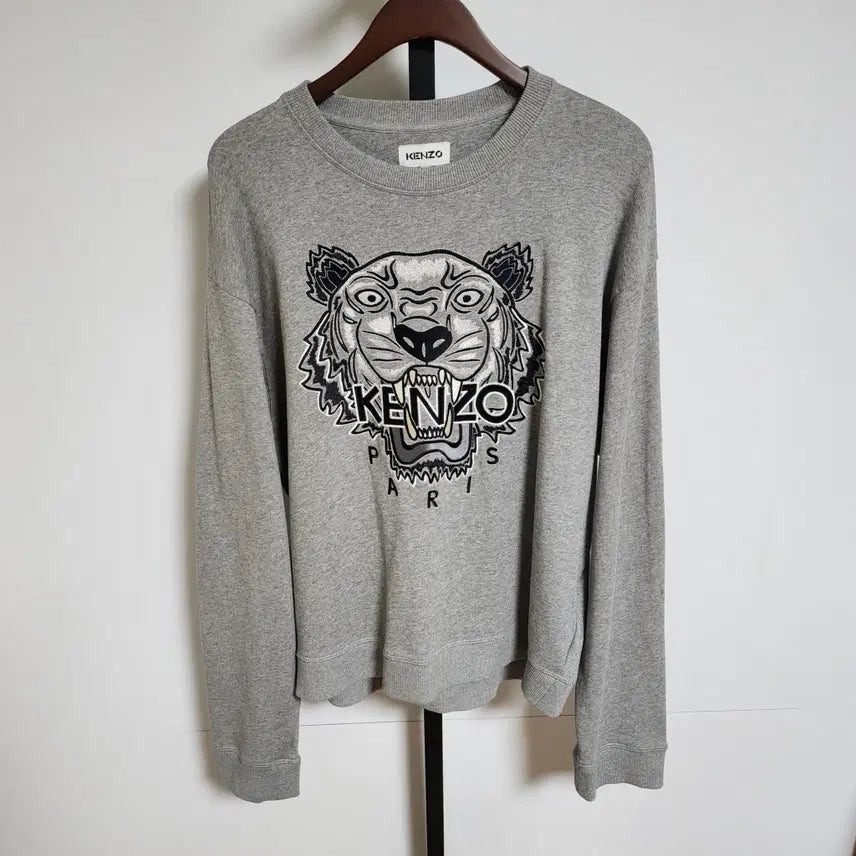 [BUNJANG] Kenzo Tiger Embroidery Sweatshirt XL / [XL] 겐조 타이거 자수 맨투맨 FA65SW1114XV