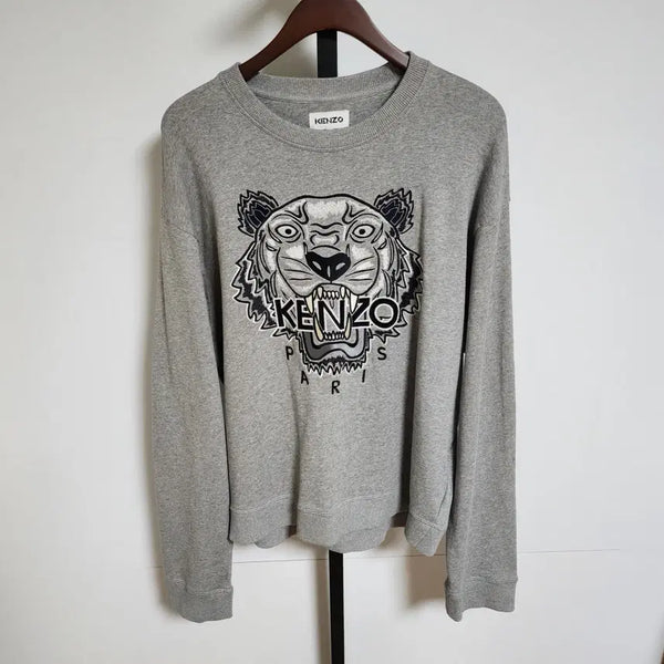 [BUNJANG] Kenzo Tiger Embroidery Sweatshirt XL / [XL] 겐조 타이거 자수 맨투맨 FA65SW1114XV