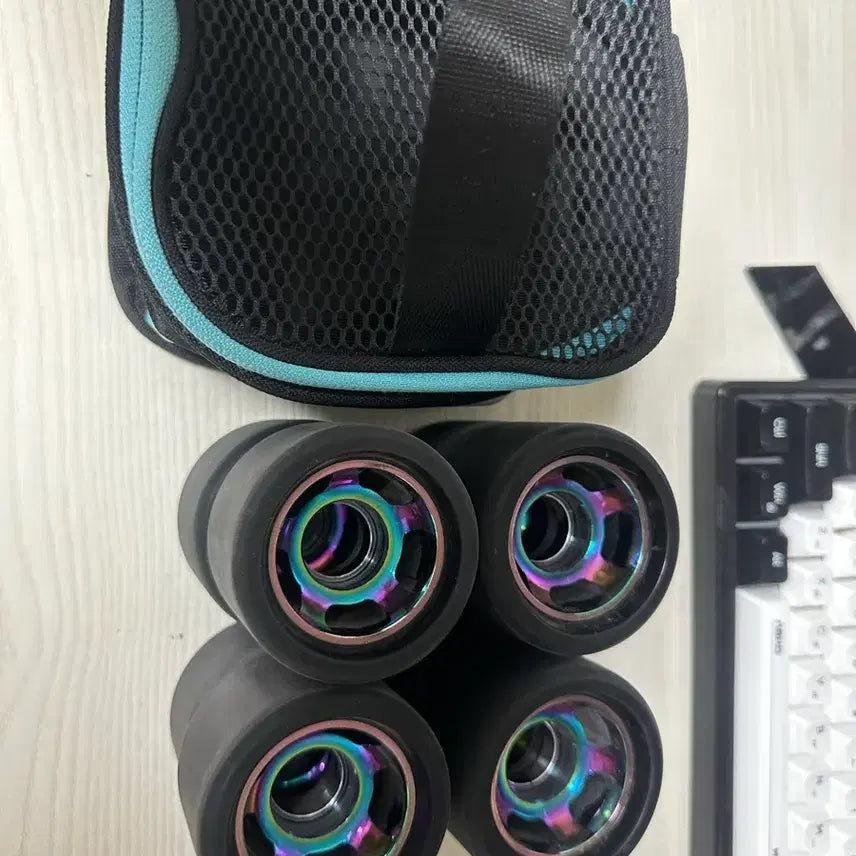 [BUNJANG] 8clack Black Roller Skate Wheels (95A) / 8클락 블랙 롤러스케이트 바퀴