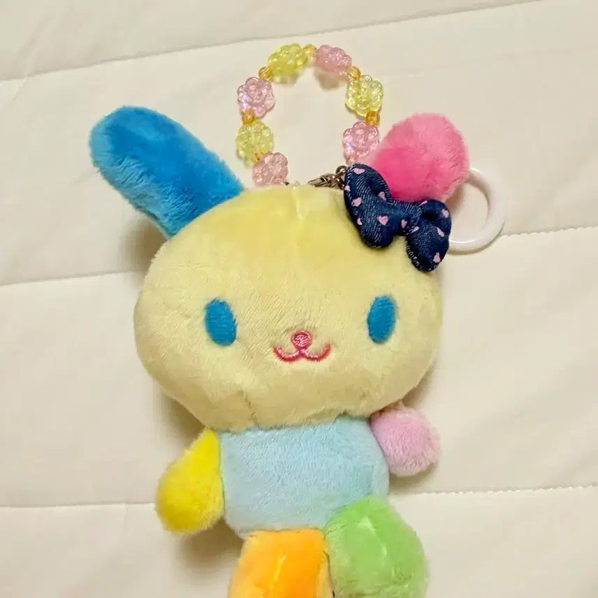 [BUNJANG] Sanrio Usahana Plush Keychain / 산리오 우사하나 인형 키링