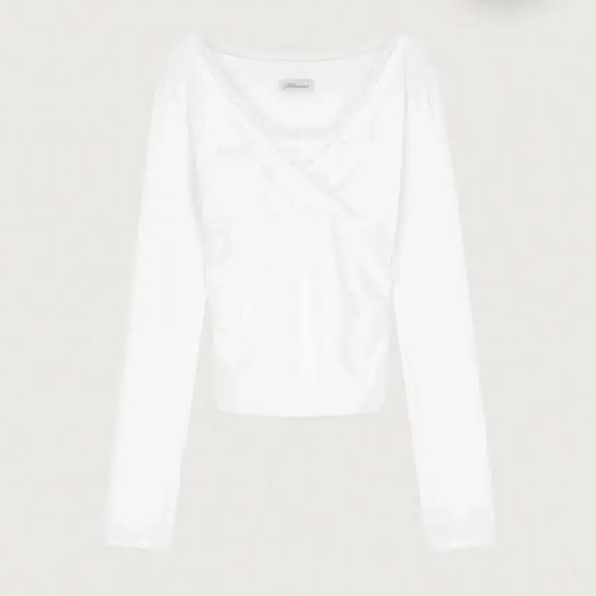 [BUNJANG] Clishé Vivian Ballet Top White / 클리시어 비비안 발레탑 화이트