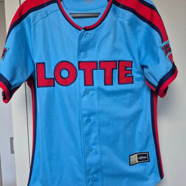 [BUNJANG] Lotte Giants Old Uniform Kim Won-jung Player Marked Size 100 / 롯데자이언츠 올드 유니폼 100사이즈 김원중 선수 마킹 판매합니다