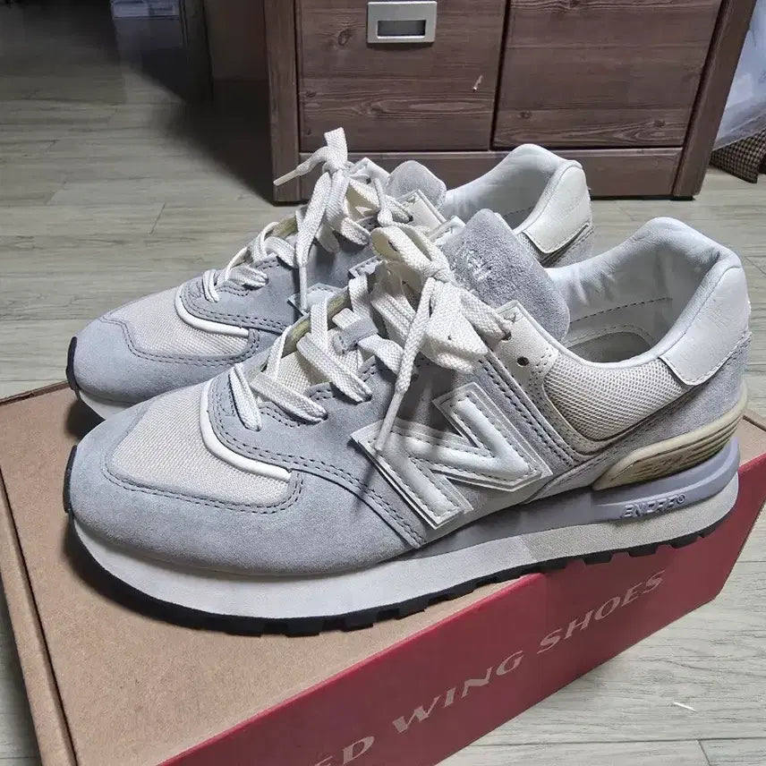 [BUNJANG] New Balance 574 Legacy Team Grey Sneakers / (255) 뉴발란스 574 레거시 팀그레이