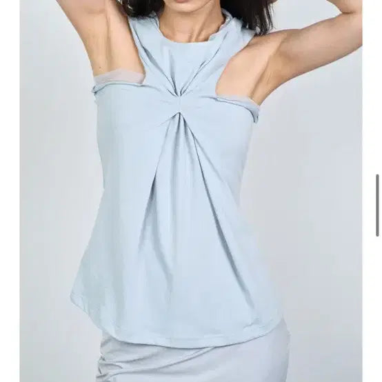 [BUNJANG] Nake Hoodie Sleeveless Top Size M / 나체 후디 슬리브리스