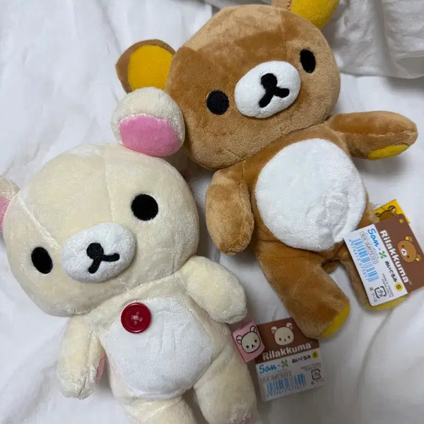 [BUNJANG] Rilakkuma & Korilakkuma Doll Bundle Set / 일괄) 리락쿠마 코리락쿠마 인형 (택ㅇ)