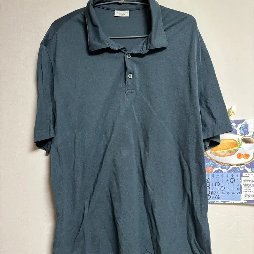 [BUNJANG] Franco Ferraro Deep Blue Short Sleeve T-Shirt Size 110 / *새것* 프랑코페라로 딥블루 반팔 110