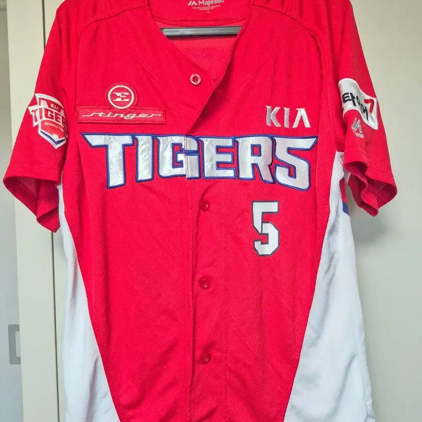 [BUNJANG] Kia Tigers Kim Do-young Majestic Baseball Jersey (Size 95) / 기아타이거즈 유니폼 95사이즈 마제스틱 제품 김도영 마킹 판매합니다