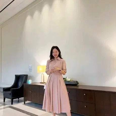 [BUNJANG] Super Rinzang 1104 Liner Dress - Mint / 슈퍼린짱 1104라이너 원피스 택포9천