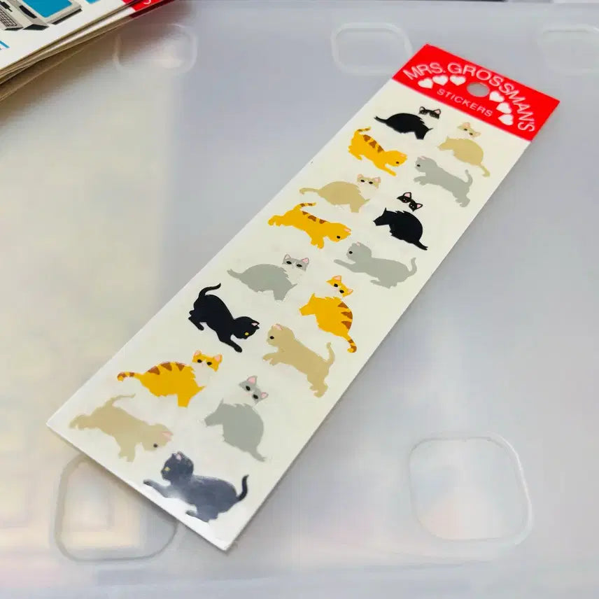 [BUNJANG] Vintage Mrs. Grossman's Cat Sticker / 빈티지그로스만 미세스그로스만 고양이
