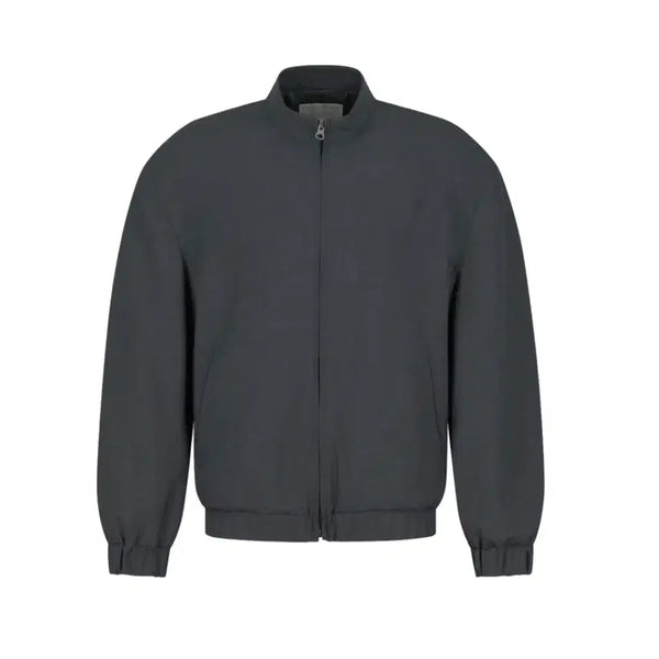 [BUNJANG] Amento Wool Oversized Blouson Charcoal / 아모멘토 울 오버사이즈 블루종 차콜