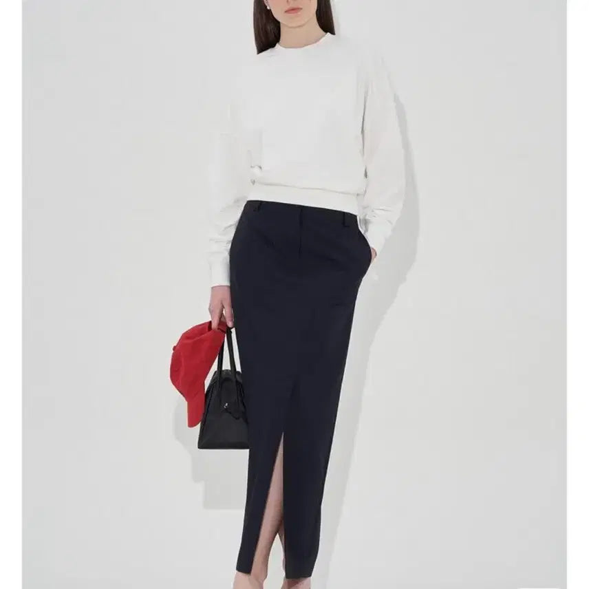 [BUNJANG] The Aperture Charlie Long Skirt Navy Medium / 디애퍼처 찰리 롱 스커트 네이비 미듐