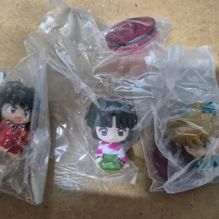 [BUNJANG] Inuyasha Sango, Shippo, & Black Hair Inuyasha Swing Gacha Figures Bundle / 이누야샤 산고.싯포 오스와리2 흑발인간이누야샤 스윙가챠 피규어 일괄