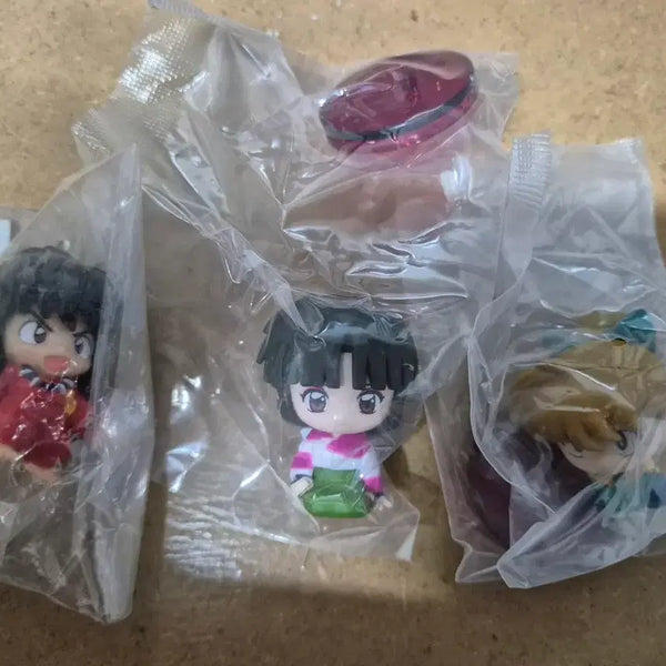 [BUNJANG] Inuyasha Sango, Shippo, & Black Hair Inuyasha Swing Gacha Figures Bundle / 이누야샤 산고.싯포 오스와리2 흑발인간이누야샤 스윙가챠 피규어 일괄