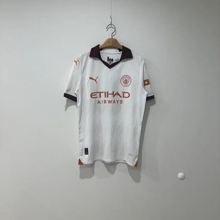 [BUNJANG] Manchester City Football Jersey White / MANCHESTER CITY 맨체스터 시티 축구 유니폼