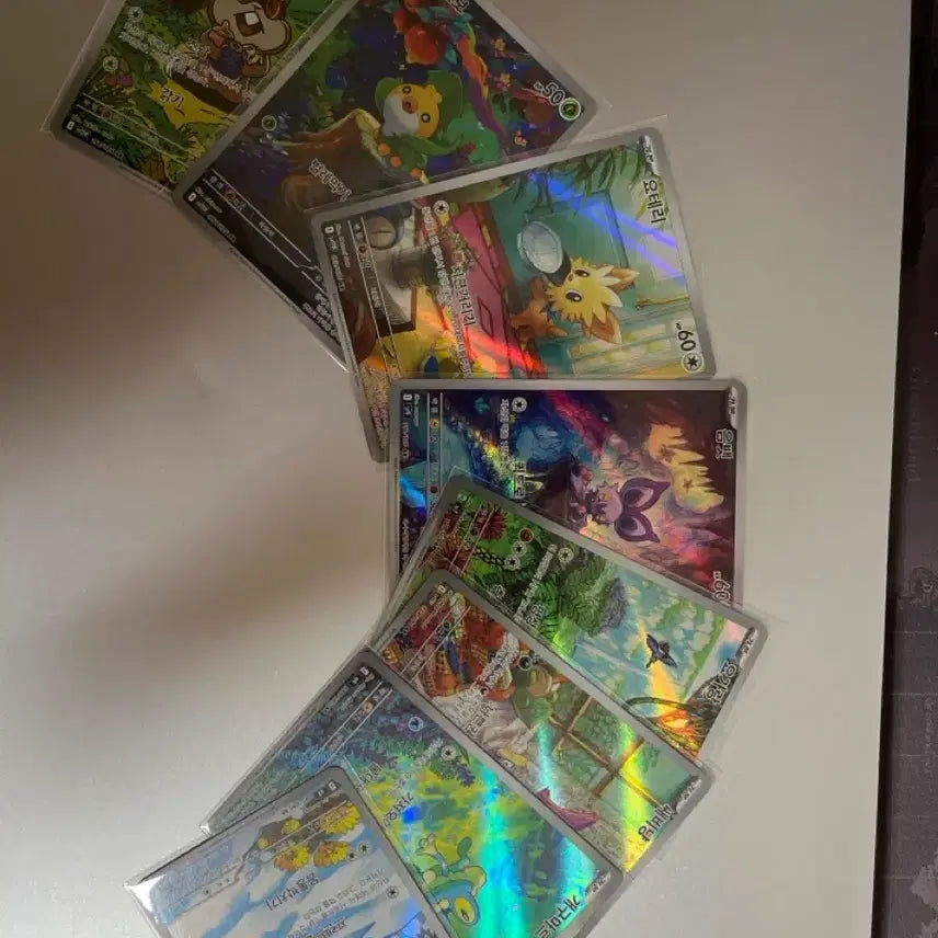 [BUNJANG] Pokemon Card AR Set (8 Cards) / 포켓몬 카드 ar 8장