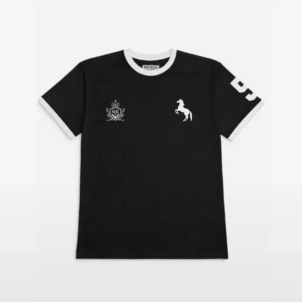 [BUNJANG] Nickel House Donkey Ringer T-Shirt - Size 1 - Black / 새상품)닉켈하우스 동키 링거티 닉켈 26 반팔티
