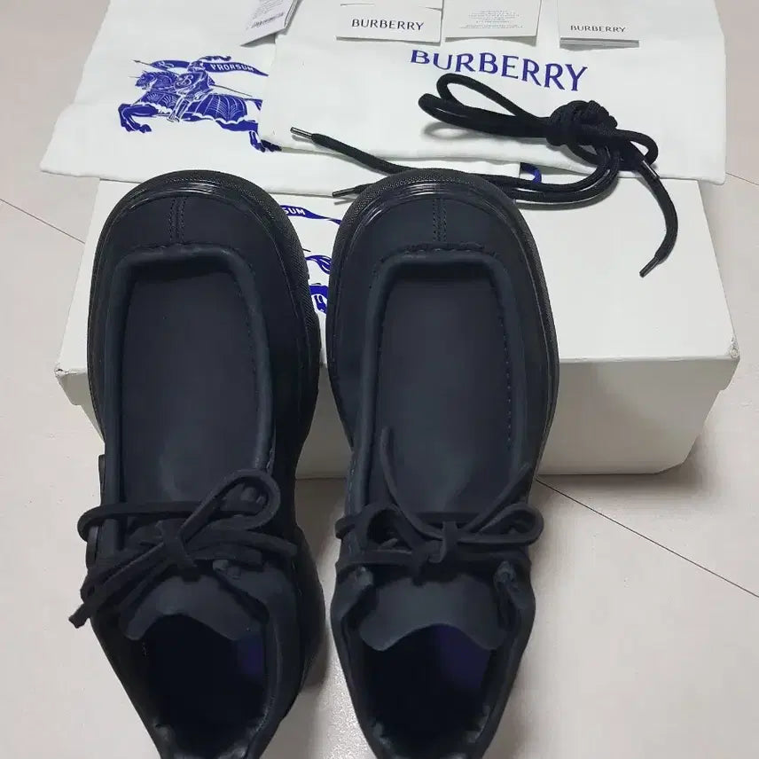 [BUNJANG] Burberry Creeper Lace-Up Shoes - Black / 40) 버버리 크리퍼 레이스업 슈즈 - 블랙