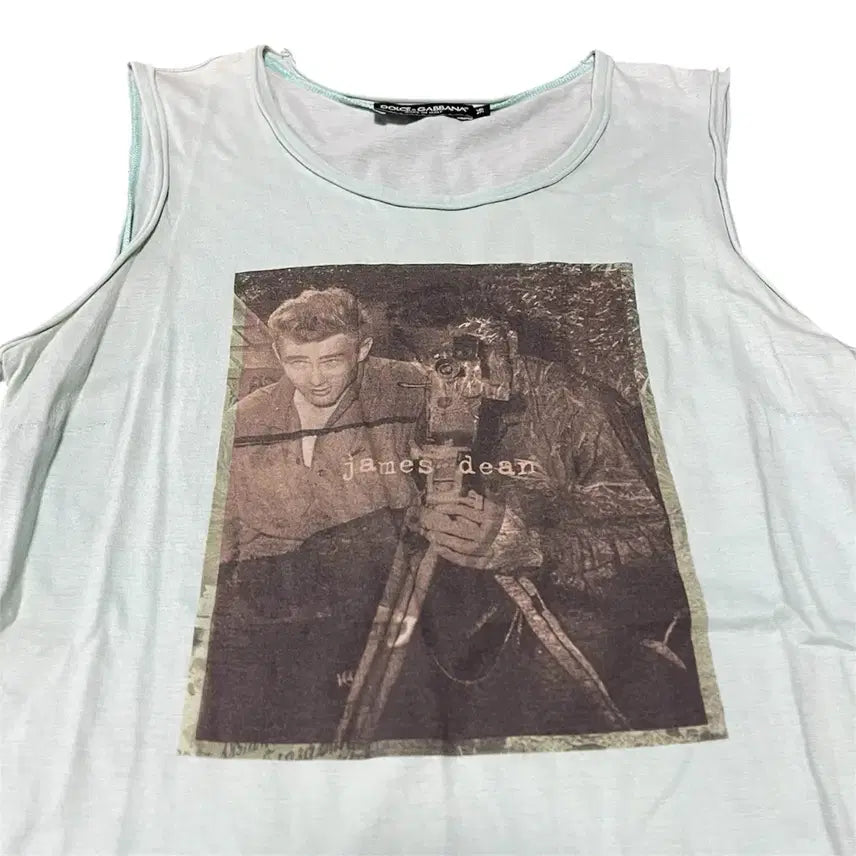 [BUNJANG] Dolce & Gabbana James Dean Sleeveless T-Shirt / 돌체앤가바나 제임스딘 슬리브리스
