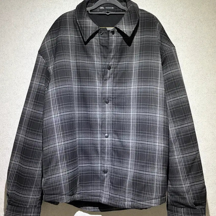 [BUNJANG] ZARA Checked Quilting Jacket XL / ZARA 체크 퀼팅 자켓 XL