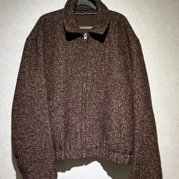 [BUNJANG] Texture Brown Jacket XL / 텍스처 브라운 자켓xl