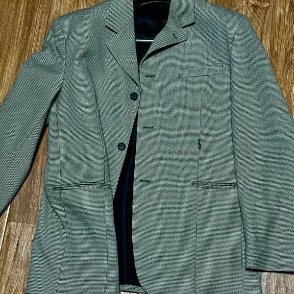 [BUNJANG] Stu Green Check Blazer L / Stu 그린체크 블레이저 L