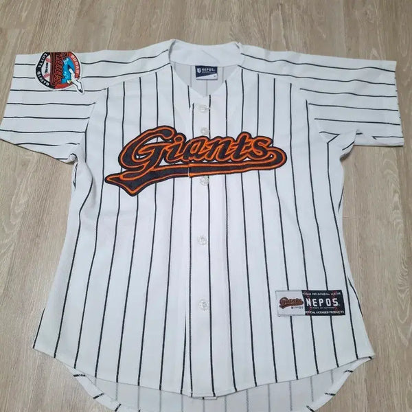 [BUNJANG] Lotte Giants Noma King Home Stripe Jersey Size 85 / 롯데자이언츠 노마킹 홈 스트라이프 85사이즈 유니폼