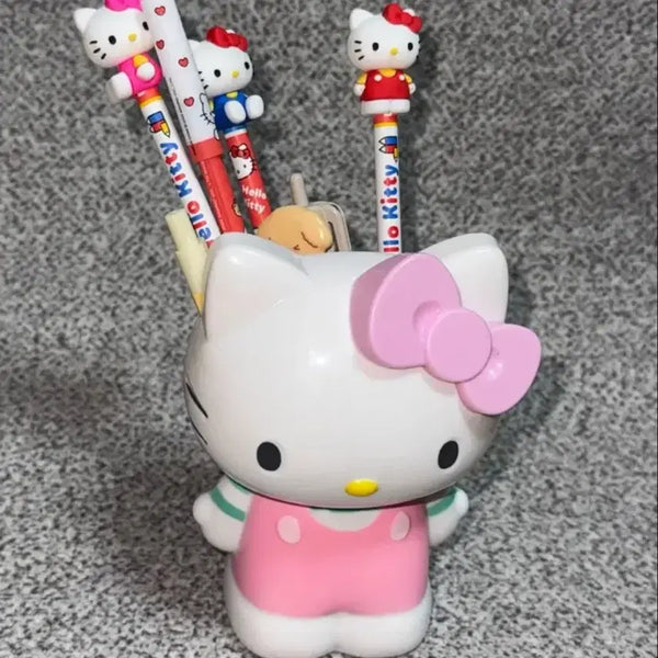 [BUNJANG] Hello Kitty Plastic Pencil Holder New / 헬로키티 수납 필통 꽂이 새상품