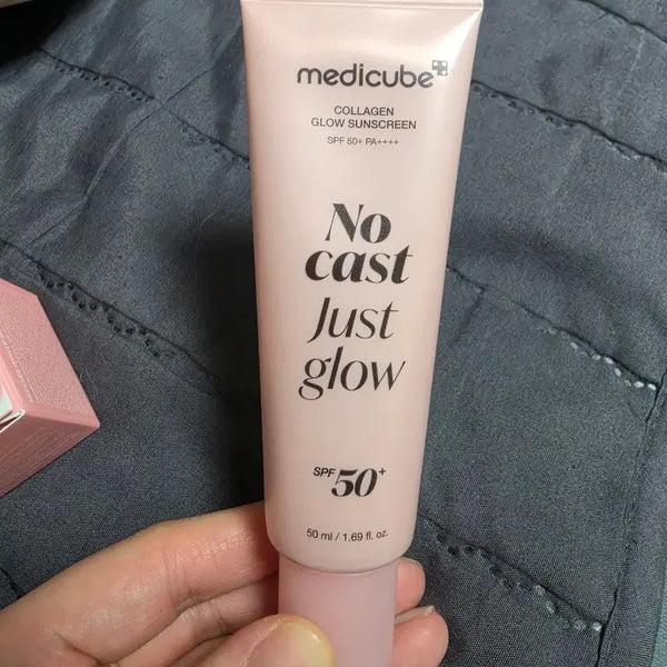 [BUNJANG] Medi-Cube Collagen Glow Sunscreen SPF50+ 50ml / 메디큐브 콜라겐 글로우 선크림 SPF50+ 50ml