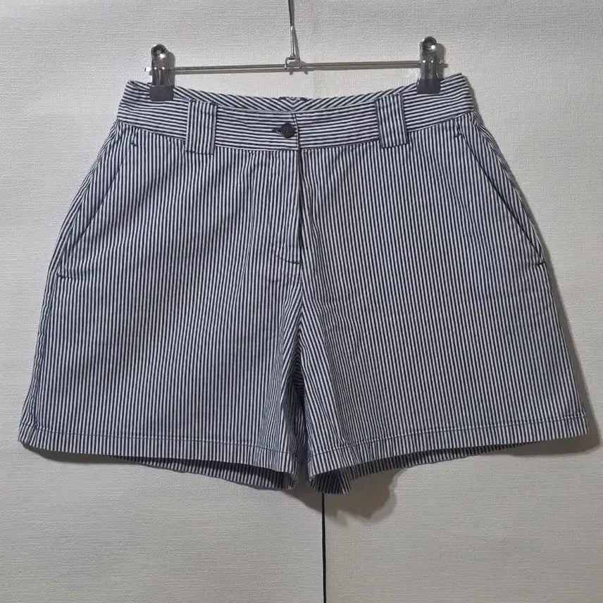 [BUNJANG] Jil Sander Navy Striped Shorts Size 36 / 정품 질샌더 네이비 스트라이프 반바지 36