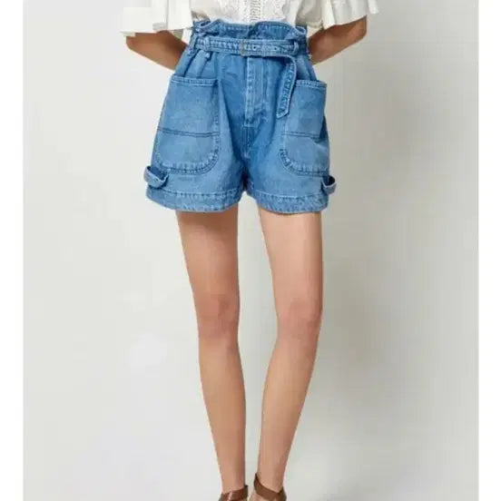 [BUNJANG] Isabel Marant KIKE Paperbag Short Pants / 이자벨마랑  페이퍼백 KIKE 숏 팬츠