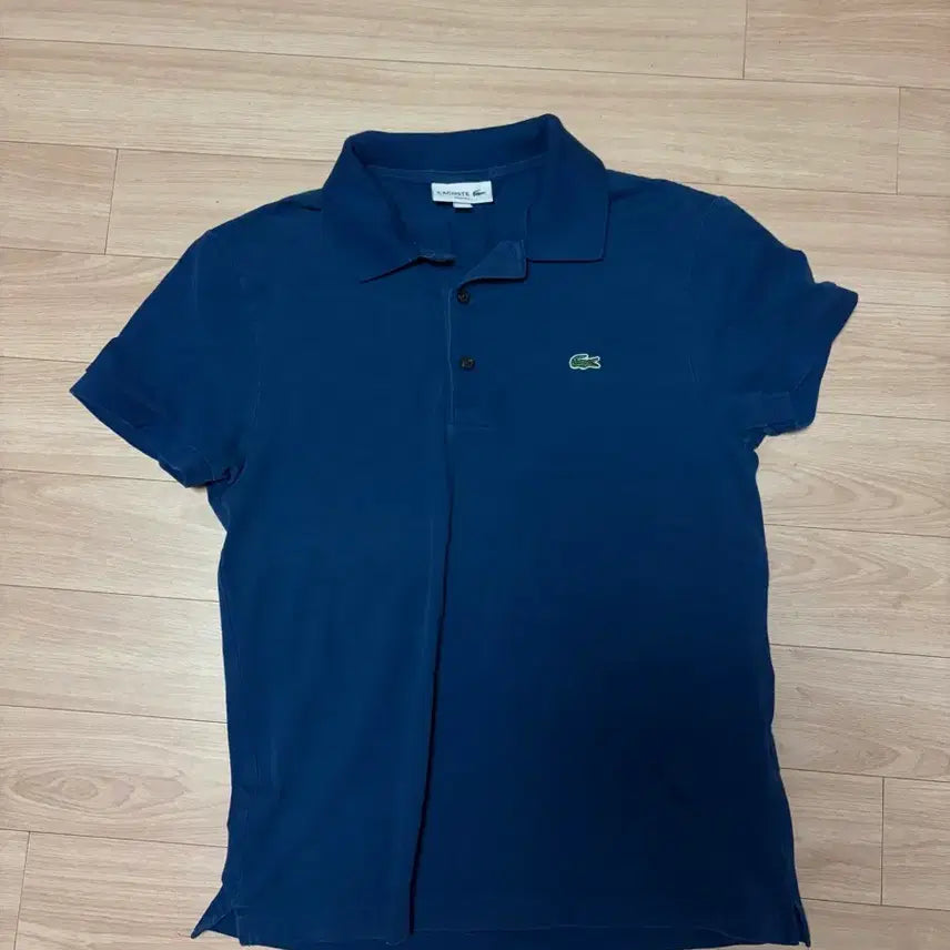 [BUNJANG] Lacoste Slim Fit Navy Short Sleeve Polo Shirt M Size / 라코스테 슬림핏 m사이즈