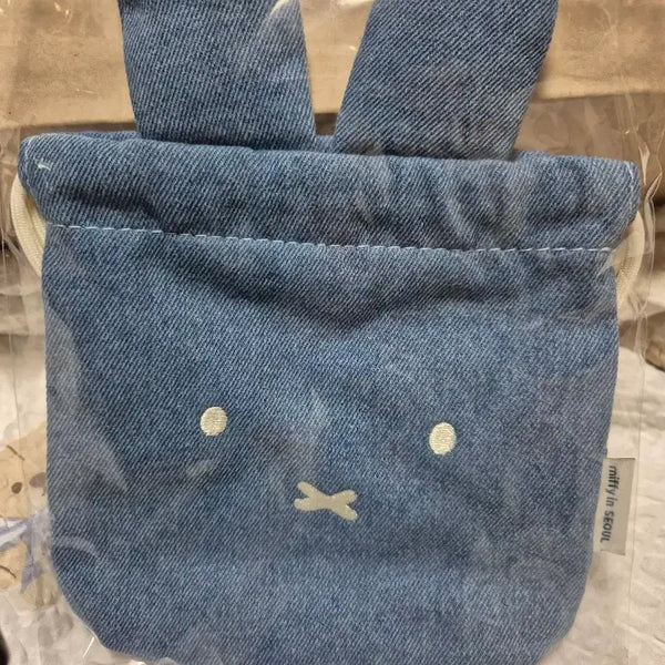 [BUNJANG] Seoul Denim Miffy Pouch / 서울 데님 미피 파우치 복조리 (키링 합배송ok)