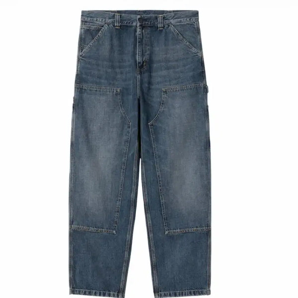 [BUNJANG] Carhartt WIP OG Double Knee Washed Blue Work Pants / [M] 칼하트 OG 더블니 워시드 블루 I035797 014L