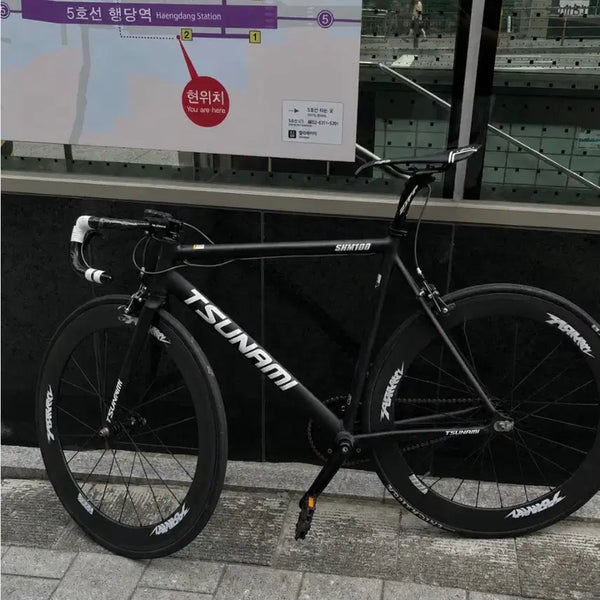 [BUNJANG] Tsunami SHM100 Black Bicycle / 쓰나미 SHM100 블랙 중급 급처 브레이크 둘다있음 엔진11 콘스탄틴