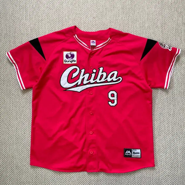 [BUNJANG] Majestic Chiba Lotte Marines Fukura 9 Home Baseball Jersey XL / Majestic 치바 롯데 마린스 후쿠우라 9 홈 유니폼