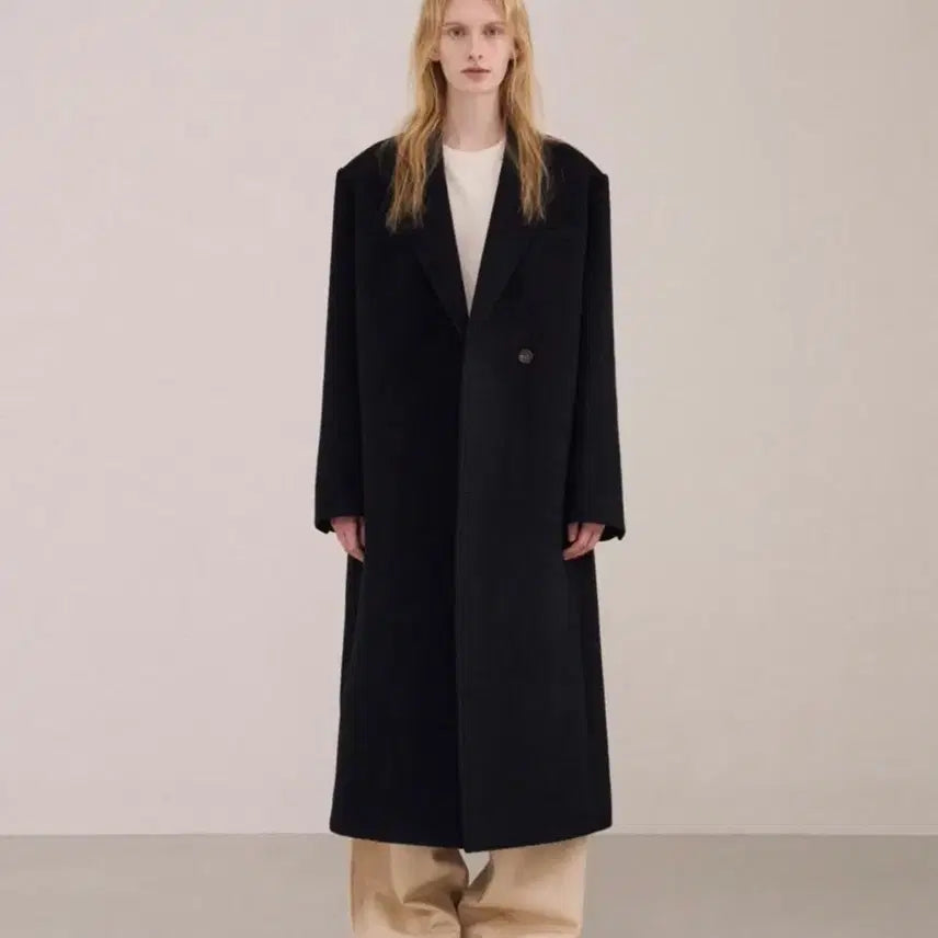 [BUNJANG] Facade Pattern Cashmere Coat / 파사드패턴 캐시미어 코트