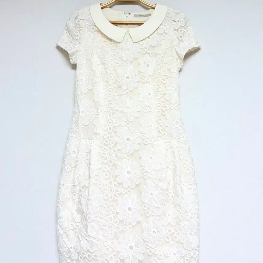 [BUNJANG] KENNETH LADY Flower Organza Lace Dress / 할인)) 케네스레이디 플라워 오간자 레이스 원피스