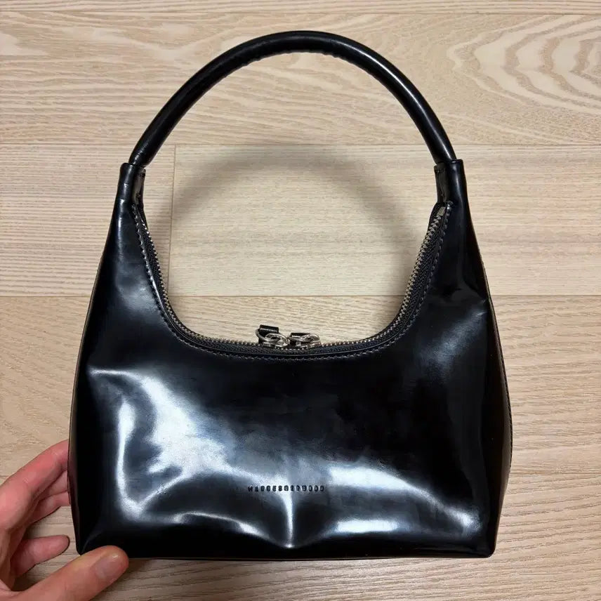 [BUNJANG] Maji Shud HOBO Bag Mini Black / 마지셔우드 호보백 미니 블랙
