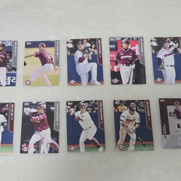 [BUNJANG] 2026 KBO Kiwoom Heroes Baseball Player Cards Bundle / 2026 KBO 카드 키움 김태진/조영건/박찬혁/정현우/이주형/김재웅선수