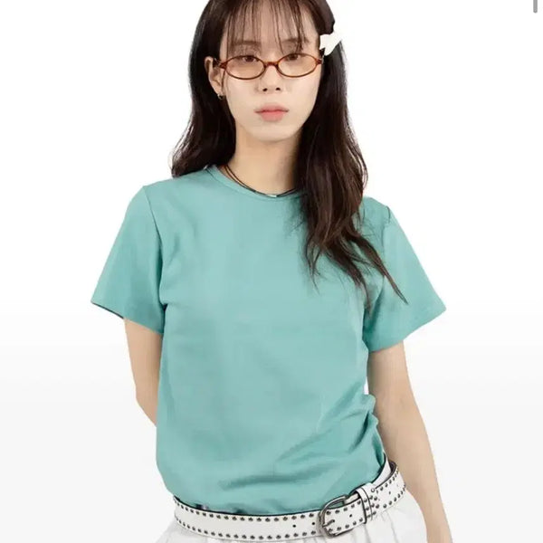 [BUNJANG] Rikim Essential Half Sleeve Mint T-Shirt / (새상품) 릿킴 essential half sleeve 민트 반팔